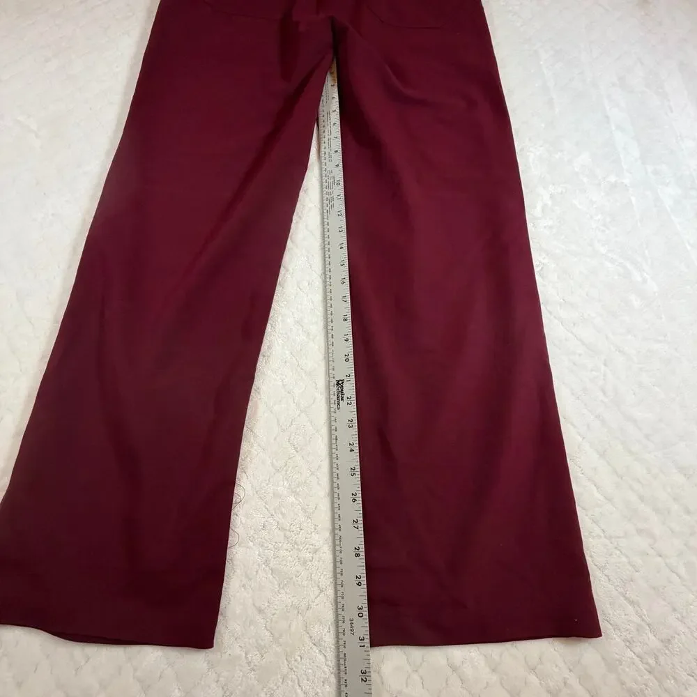Figs Pisco Straight-Leg Scrub Pants Medical Bottoms FM4500 Maroon Men Sz XL